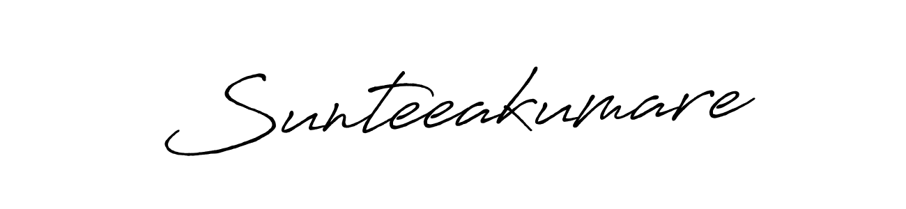 The best way (Antro_Vectra_Bolder) to make a short signature is to pick only two or three words in your name. The name Sunteeakumare include a total of six letters. For converting this name. Sunteeakumare signature style 7 images and pictures png