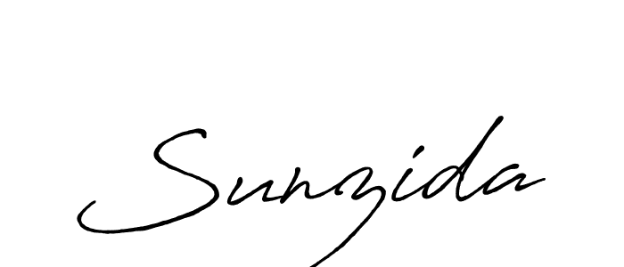 It looks lik you need a new signature style for name Sunzida. Design unique handwritten (Antro_Vectra_Bolder) signature with our free signature maker in just a few clicks. Sunzida signature style 7 images and pictures png