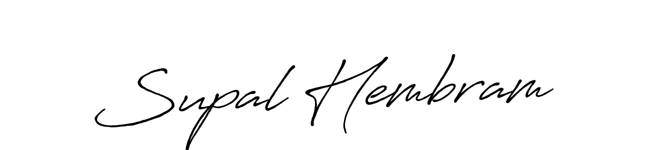 if you are searching for the best signature style for your name Supal Hembram. so please give up your signature search. here we have designed multiple signature styles  using Antro_Vectra_Bolder. Supal Hembram signature style 7 images and pictures png