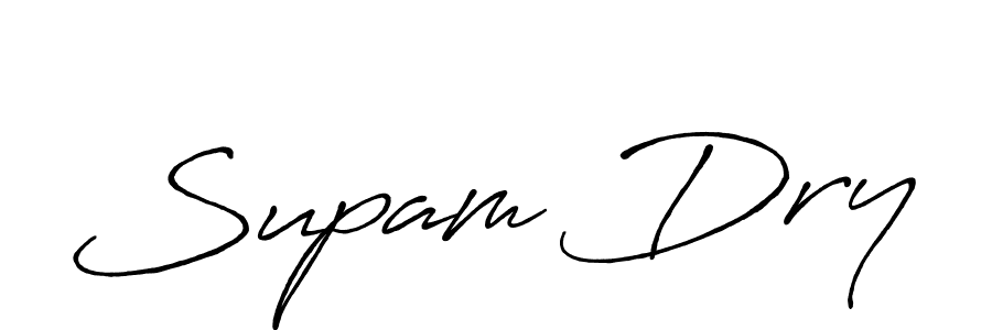 Design your own signature with our free online signature maker. With this signature software, you can create a handwritten (Antro_Vectra_Bolder) signature for name Supam Dry. Supam Dry signature style 7 images and pictures png