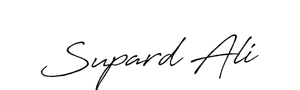 How to make Supard Ali signature? Antro_Vectra_Bolder is a professional autograph style. Create handwritten signature for Supard Ali name. Supard Ali signature style 7 images and pictures png