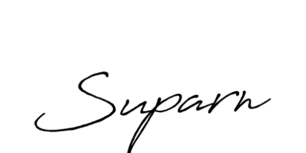 Make a beautiful signature design for name Suparn. Use this online signature maker to create a handwritten signature for free. Suparn signature style 7 images and pictures png