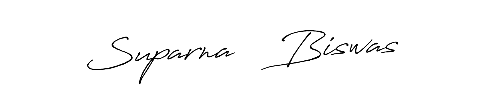 Design your own signature with our free online signature maker. With this signature software, you can create a handwritten (Antro_Vectra_Bolder) signature for name Suparna    Biswas. Suparna    Biswas signature style 7 images and pictures png