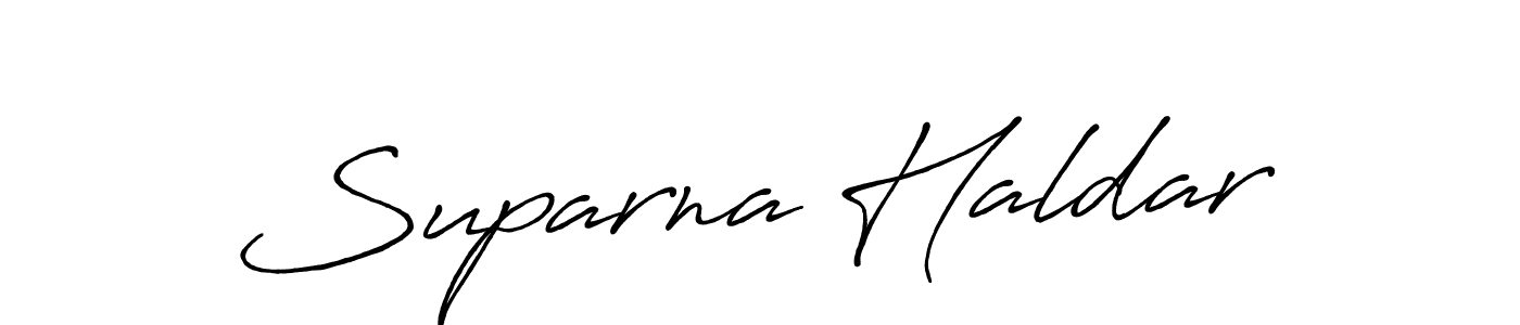 Make a beautiful signature design for name Suparna Haldar. Use this online signature maker to create a handwritten signature for free. Suparna Haldar signature style 7 images and pictures png