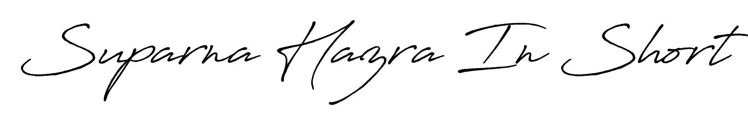 The Antro_Vectra_Bolder font gives name Suparna Hazra In Short a signature that looks effortless yet distinguished. Download high-res PNG instantly. Suparna Hazra In Short signature style 7 images and pictures png