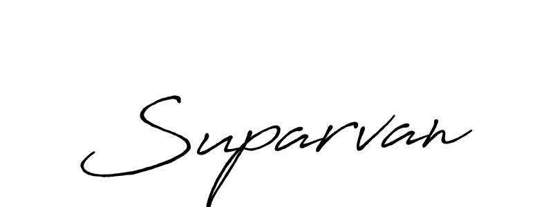 How to make Suparvan signature? Antro_Vectra_Bolder is a professional autograph style. Create handwritten signature for Suparvan name. Suparvan signature style 7 images and pictures png