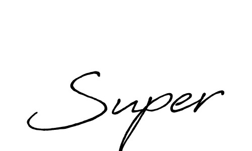 Also we have Super name is the best signature style. Create professional handwritten signature collection using Antro_Vectra_Bolder autograph style. Super signature style 7 images and pictures png