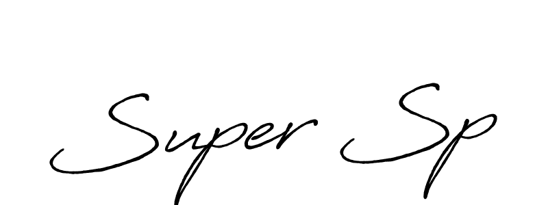Make a beautiful signature design for name Super Sp. With this signature (Antro_Vectra_Bolder) style, you can create a handwritten signature for free. Super Sp signature style 7 images and pictures png