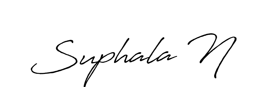 You should practise on your own different ways (Antro_Vectra_Bolder) to write your name (Suphala N) in signature. don't let someone else do it for you. Suphala N signature style 7 images and pictures png