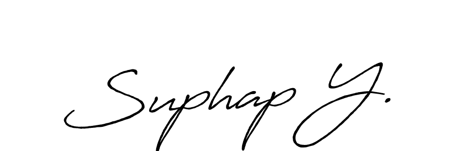 It looks lik you need a new signature style for name Suphap Y.. Design unique handwritten (Antro_Vectra_Bolder) signature with our free signature maker in just a few clicks. Suphap Y. signature style 7 images and pictures png