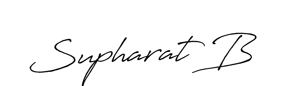 See photos of Supharat B official signature by Spectra . Check more albums & portfolios. Read reviews & check more about Antro_Vectra_Bolder font. Supharat B signature style 7 images and pictures png