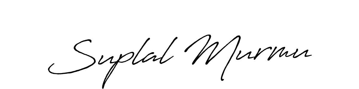 This is the best signature style for the Suplal Murmu name. Also you like these signature font (Antro_Vectra_Bolder). Mix name signature. Suplal Murmu signature style 7 images and pictures png