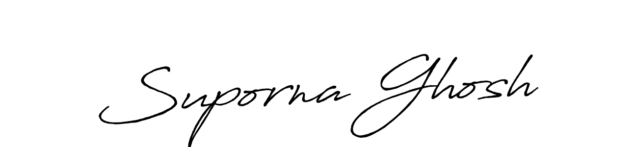 How to make Suporna Ghosh name signature. Use Antro_Vectra_Bolder style for creating short signs online. This is the latest handwritten sign. Suporna Ghosh signature style 7 images and pictures png
