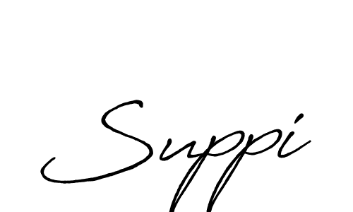 It looks lik you need a new signature style for name Suppi. Design unique handwritten (Antro_Vectra_Bolder) signature with our free signature maker in just a few clicks. Suppi signature style 7 images and pictures png