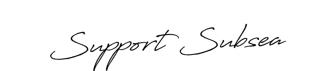 Also You can easily find your signature by using the search form. We will create Support Subsea name handwritten signature images for you free of cost using Antro_Vectra_Bolder sign style. Support Subsea signature style 7 images and pictures png