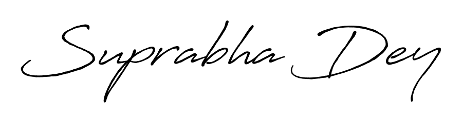 The best way (Antro_Vectra_Bolder) to make a short signature is to pick only two or three words in your name. For converting this name Suprabha Dey. Suprabha Dey signature style 7 images and pictures png