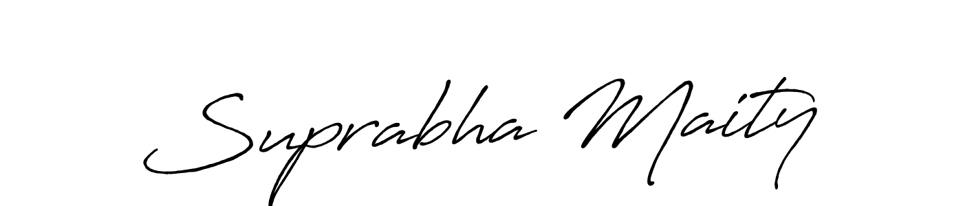 Once you've used our free online signature maker to create your best signature Antro_Vectra_Bolder style, it's time to enjoy all of the benefits that Suprabha Maity name signing documents. Suprabha Maity signature style 7 images and pictures png