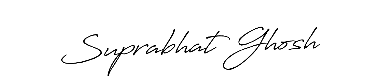 How to make Suprabhat Ghosh signature? Antro_Vectra_Bolder is a professional autograph style. Create handwritten signature for Suprabhat Ghosh name. Suprabhat Ghosh signature style 7 images and pictures png