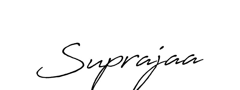 It looks lik you need a new signature style for name Suprajaa. Design unique handwritten (Antro_Vectra_Bolder) signature with our free signature maker in just a few clicks. Suprajaa signature style 7 images and pictures png