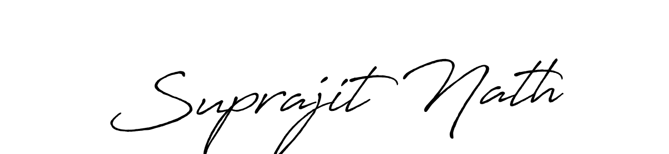 Suprajit Nath stylish signature style. Best Handwritten Sign (Antro_Vectra_Bolder) for my name. Handwritten Signature Collection Ideas for my name Suprajit Nath. Suprajit Nath signature style 7 images and pictures png