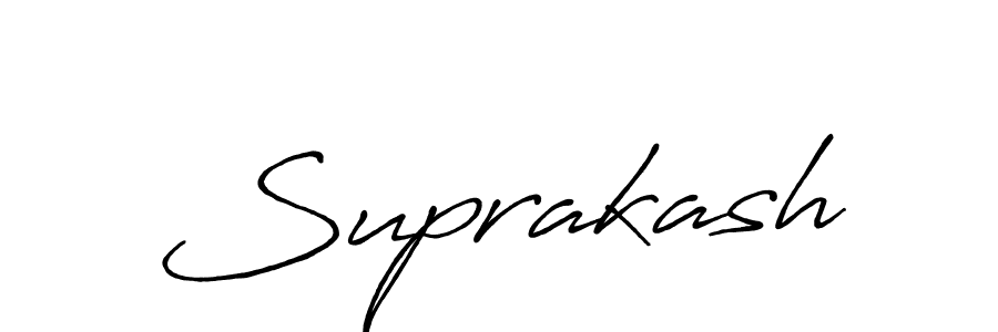 Design your own signature with our free online signature maker. With this signature software, you can create a handwritten (Antro_Vectra_Bolder) signature for name Suprakash. Suprakash signature style 7 images and pictures png