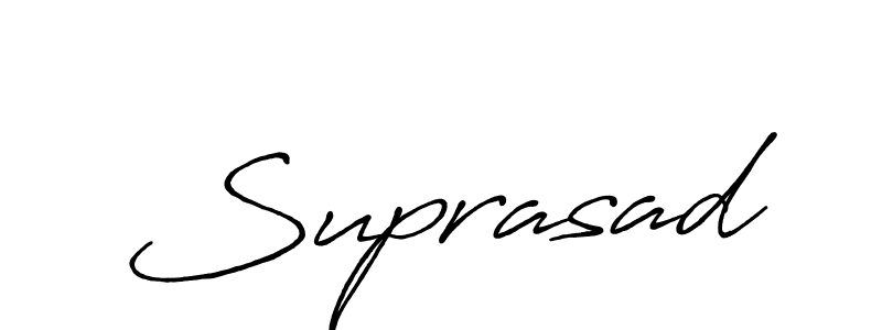 Suprasad stylish signature style. Best Handwritten Sign (Antro_Vectra_Bolder) for my name. Handwritten Signature Collection Ideas for my name Suprasad. Suprasad signature style 7 images and pictures png