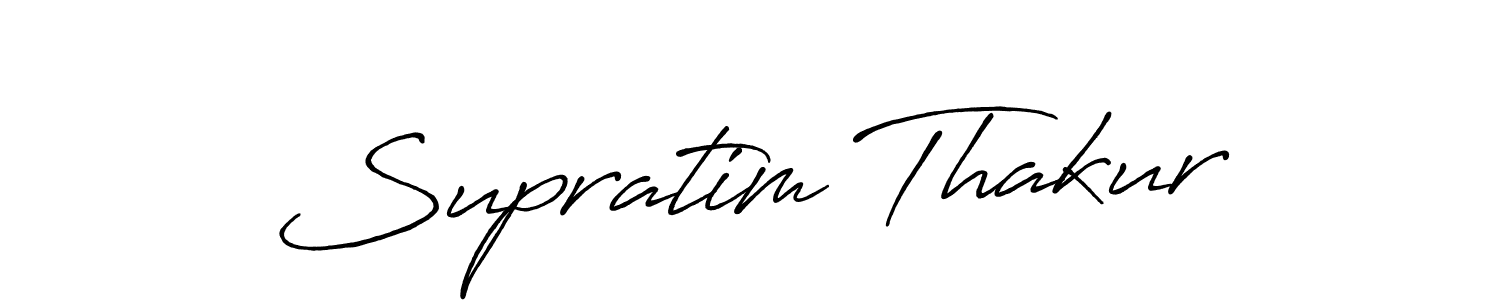 Design your own signature with our free online signature maker. With this signature software, you can create a handwritten (Antro_Vectra_Bolder) signature for name Supratim Thakur. Supratim Thakur signature style 7 images and pictures png