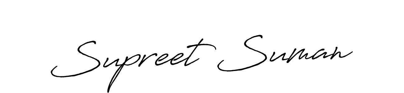 if you are searching for the best signature style for your name Supreet Suman. so please give up your signature search. here we have designed multiple signature styles  using Antro_Vectra_Bolder. Supreet Suman signature style 7 images and pictures png