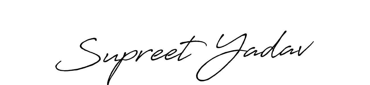 The best way (Antro_Vectra_Bolder) to make a short signature is to pick only two or three words in your name. The name Supreet Yadav include a total of six letters. For converting this name. Supreet Yadav signature style 7 images and pictures png