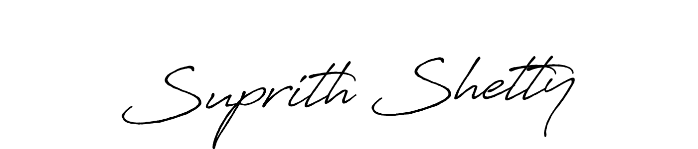 The best way (Antro_Vectra_Bolder) to make a short signature is to pick only two or three words in your name. The name Suprith Shetty include a total of six letters. For converting this name. Suprith Shetty signature style 7 images and pictures png