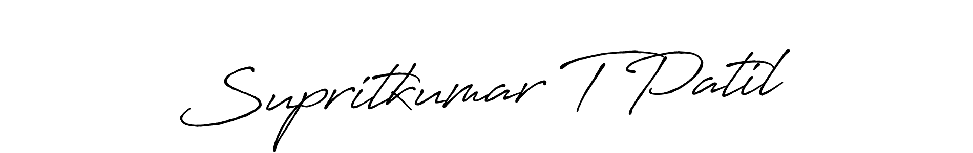 Antro_Vectra_Bolder is a professional signature style that is perfect for those who want to add a touch of class to their signature. It is also a great choice for those who want to make their signature more unique. Get Supritkumar T Patil name to fancy signature for free. Supritkumar T Patil signature style 7 images and pictures png