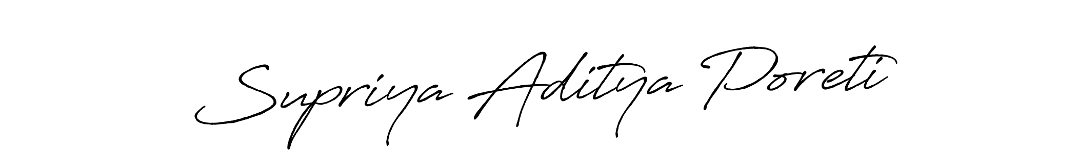 Make a short Supriya Aditya Poreti signature style. Manage your documents anywhere anytime using Antro_Vectra_Bolder. Create and add eSignatures, submit forms, share and send files easily. Supriya Aditya Poreti signature style 7 images and pictures png