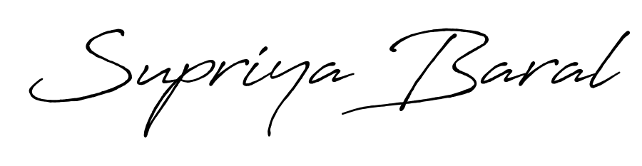 Also we have Supriya Baral name is the best signature style. Create professional handwritten signature collection using Antro_Vectra_Bolder autograph style. Supriya Baral signature style 7 images and pictures png