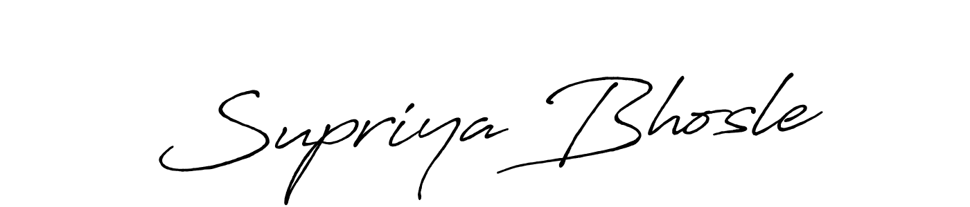 Antro_Vectra_Bolder is a professional signature style that is perfect for those who want to add a touch of class to their signature. It is also a great choice for those who want to make their signature more unique. Get Supriya Bhosle name to fancy signature for free. Supriya Bhosle signature style 7 images and pictures png