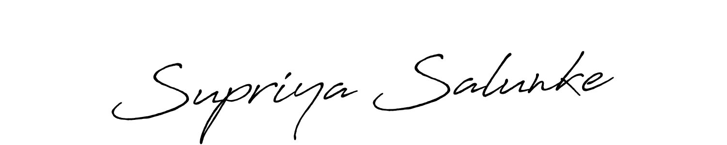 It looks lik you need a new signature style for name Supriya Salunke. Design unique handwritten (Antro_Vectra_Bolder) signature with our free signature maker in just a few clicks. Supriya Salunke signature style 7 images and pictures png