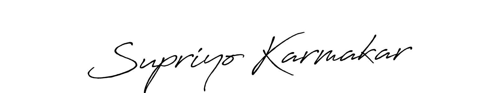 Once you've used our free online signature maker to create your best signature Antro_Vectra_Bolder style, it's time to enjoy all of the benefits that Supriyo Karmakar name signing documents. Supriyo Karmakar signature style 7 images and pictures png