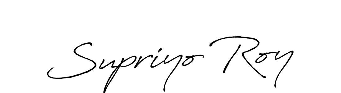 Also we have Supriyo Roy name is the best signature style. Create professional handwritten signature collection using Antro_Vectra_Bolder autograph style. Supriyo Roy signature style 7 images and pictures png