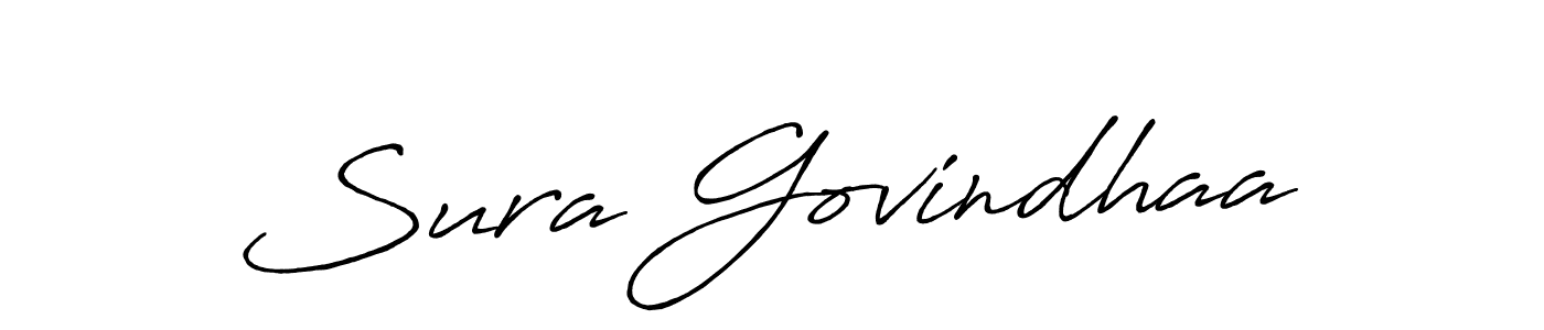 It looks lik you need a new signature style for name Sura Govindhaa. Design unique handwritten (Antro_Vectra_Bolder) signature with our free signature maker in just a few clicks. Sura Govindhaa signature style 7 images and pictures png