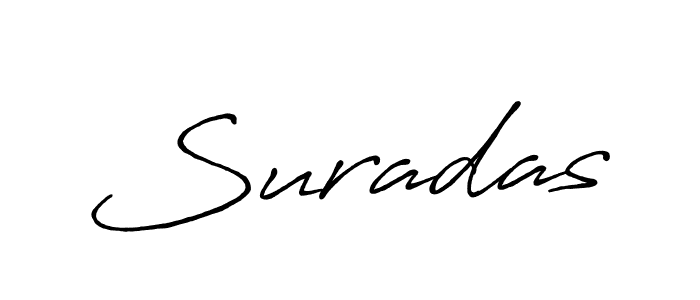 How to make Suradas signature? Antro_Vectra_Bolder is a professional autograph style. Create handwritten signature for Suradas name. Suradas signature style 7 images and pictures png