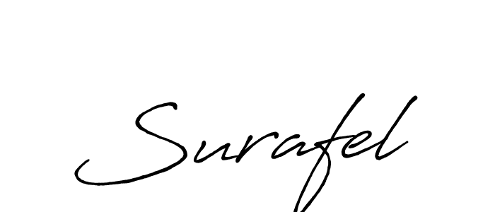 The best way (Antro_Vectra_Bolder) to make a short signature is to pick only two or three words in your name. The name Surafel include a total of six letters. For converting this name. Surafel signature style 7 images and pictures png