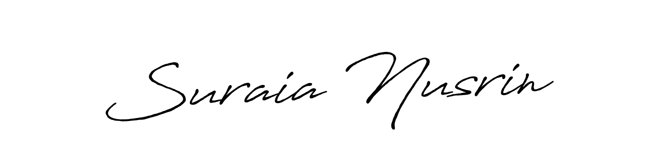 Similarly Antro_Vectra_Bolder is the best handwritten signature design. Signature creator online .You can use it as an online autograph creator for name Suraia Nusrin. Suraia Nusrin signature style 7 images and pictures png