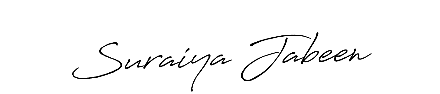 Make a short Suraiya Jabeen signature style. Manage your documents anywhere anytime using Antro_Vectra_Bolder. Create and add eSignatures, submit forms, share and send files easily. Suraiya Jabeen signature style 7 images and pictures png