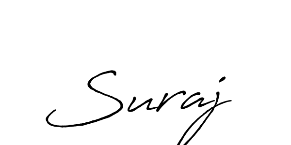 The best way (Antro_Vectra_Bolder) to make a short signature is to pick only two or three words in your name. The name Suraj  include a total of six letters. For converting this name. Suraj  signature style 7 images and pictures png