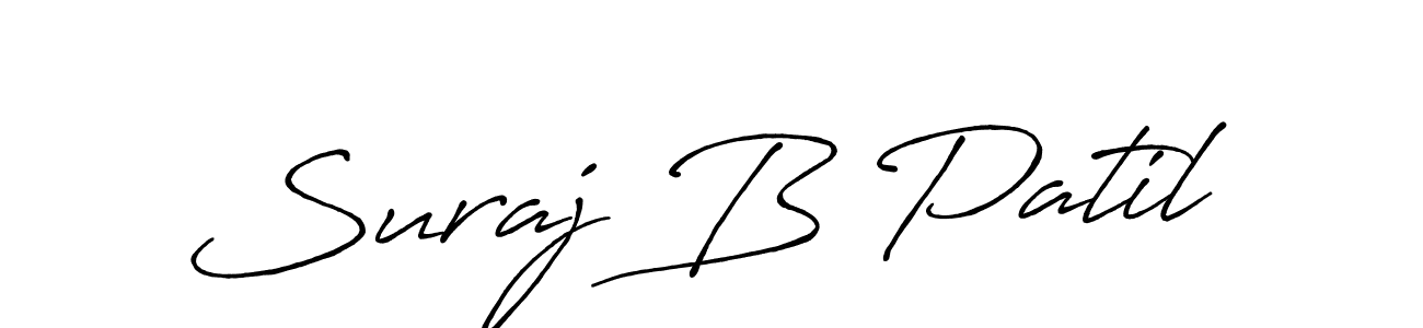 Also You can easily find your signature by using the search form. We will create Suraj B Patil name handwritten signature images for you free of cost using Antro_Vectra_Bolder sign style. Suraj B Patil signature style 7 images and pictures png