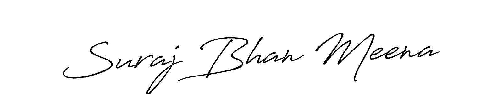 You can use this online signature creator to create a handwritten signature for the name Suraj Bhan Meena. This is the best online autograph maker. Suraj Bhan Meena signature style 7 images and pictures png