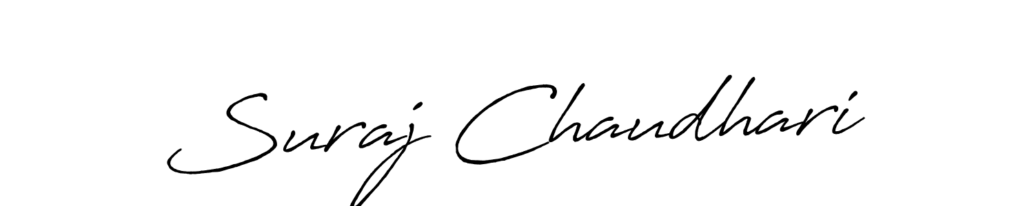 You can use this online signature creator to create a handwritten signature for the name Suraj Chaudhari. This is the best online autograph maker. Suraj Chaudhari signature style 7 images and pictures png