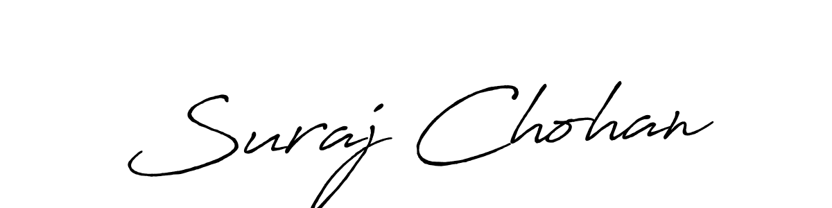 if you are searching for the best signature style for your name Suraj Chohan. so please give up your signature search. here we have designed multiple signature styles  using Antro_Vectra_Bolder. Suraj Chohan signature style 7 images and pictures png