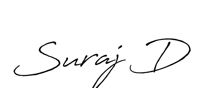 Similarly Antro_Vectra_Bolder is the best handwritten signature design. Signature creator online .You can use it as an online autograph creator for name Suraj D. Suraj D signature style 7 images and pictures png