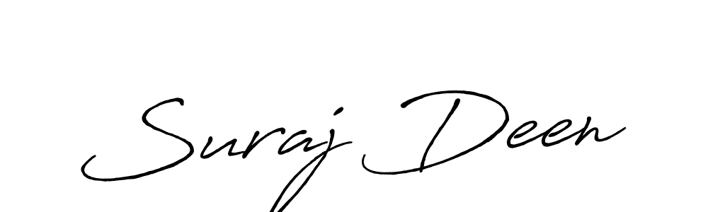 How to make Suraj Deen signature? Antro_Vectra_Bolder is a professional autograph style. Create handwritten signature for Suraj Deen name. Suraj Deen signature style 7 images and pictures png