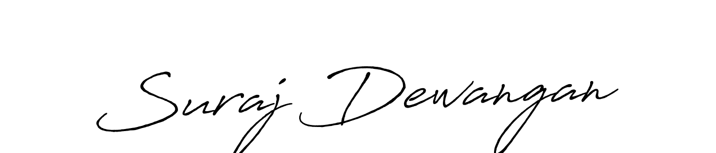 Create a beautiful signature design for name Suraj Dewangan. With this signature (Antro_Vectra_Bolder) fonts, you can make a handwritten signature for free. Suraj Dewangan signature style 7 images and pictures png